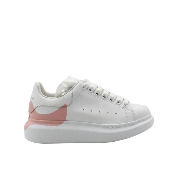 Alexander McQueen White Calfskin Chunky Women's Sneakers
